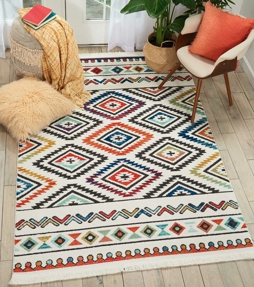 Carice Red Area Rug