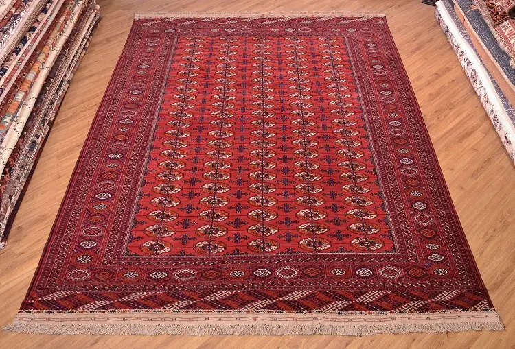 Turkoman Red Bokhara Carpet