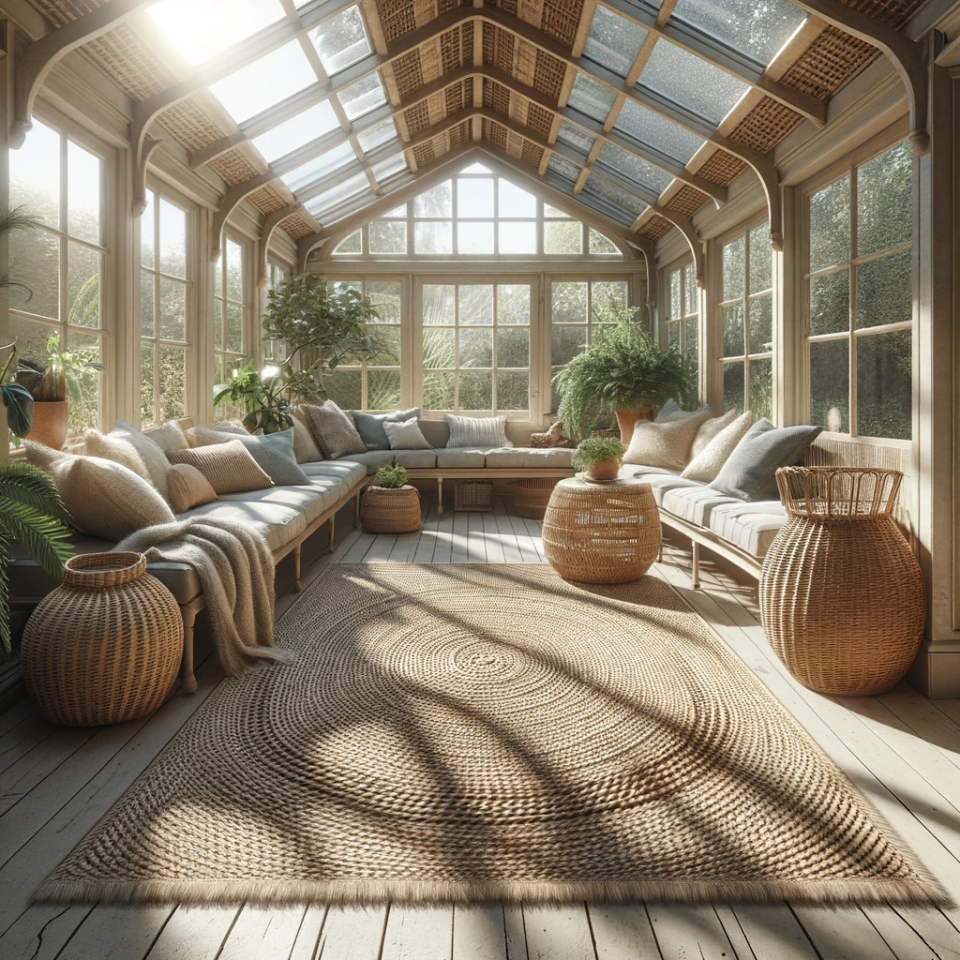 Conservatory & Sunroom Rugs Guide Ideas, Placement & Material Types