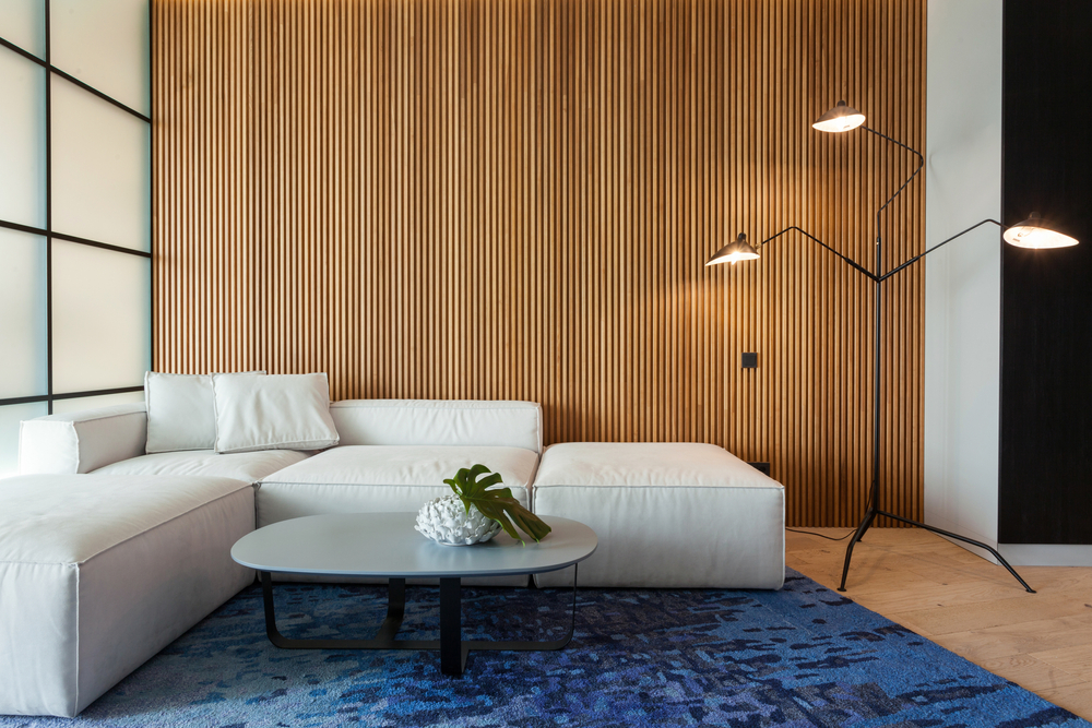 Blue modern soft fancy area rug