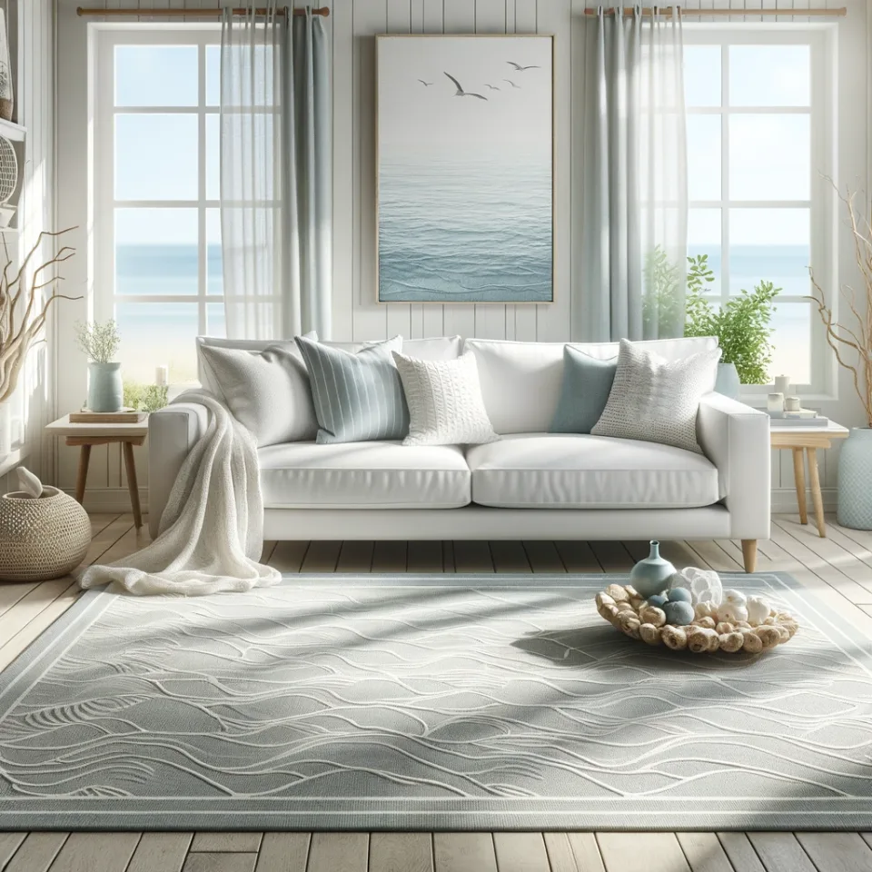 Rugs Ideas That Go With White Couches & Furniture with Pictures