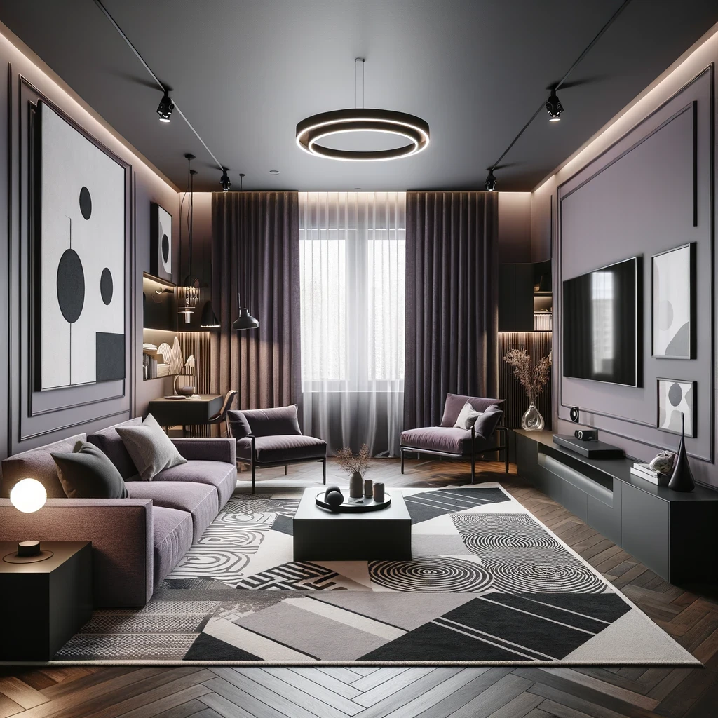 9 Captivating Wall Colors to Pair with Dark Wood Trim - Large Minimalist Living Room Color Schemes