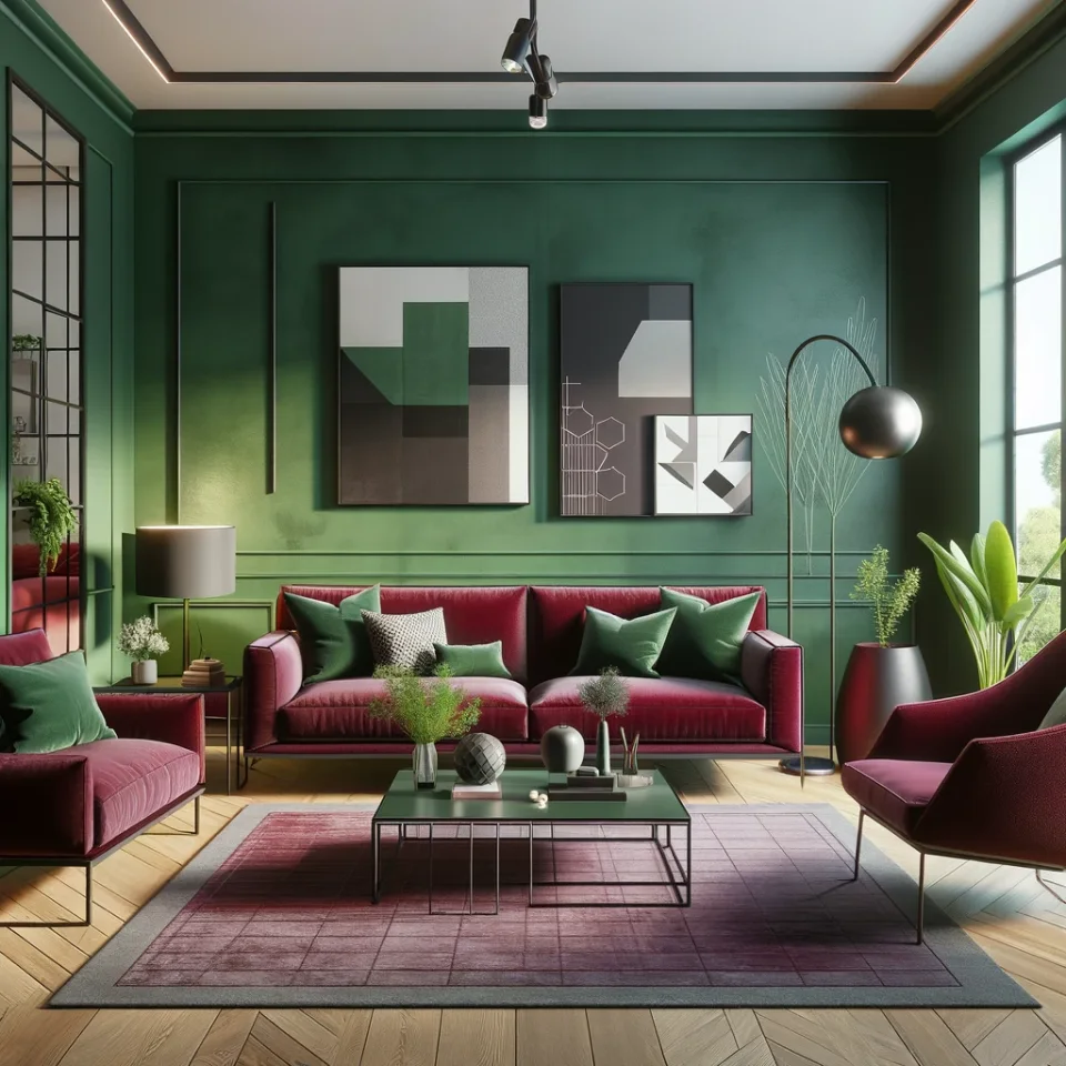 Fresh Look at 10 Ideal Furniture Colors To Elevate Green Walls