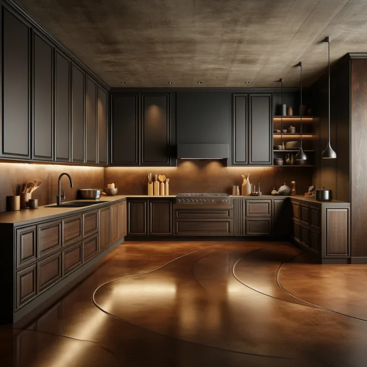 Top 12 Flooring Options to Complement Dark Kitchen Cabinets