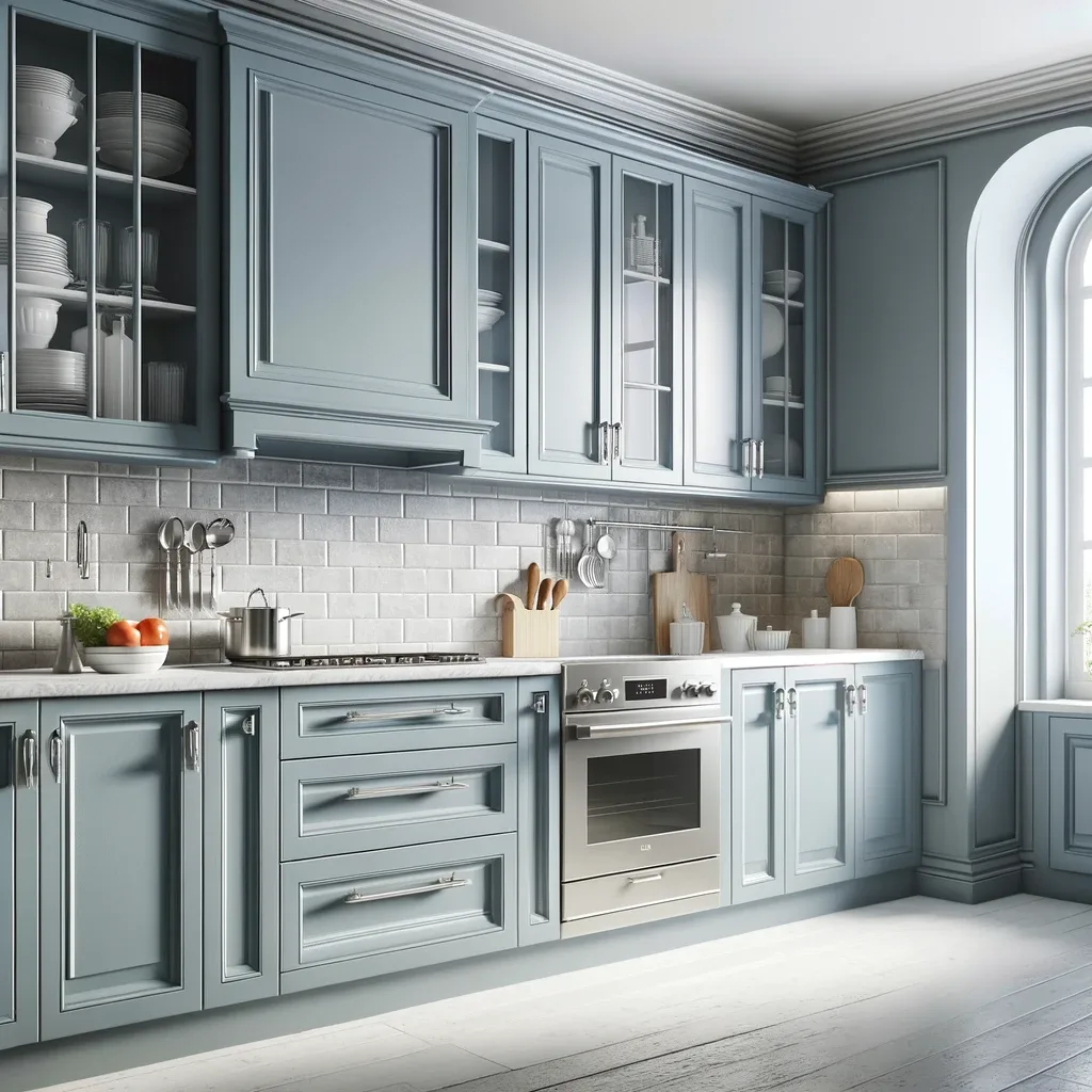 13 Cabinet Colors Ideas for Kitchens with Gray Walls