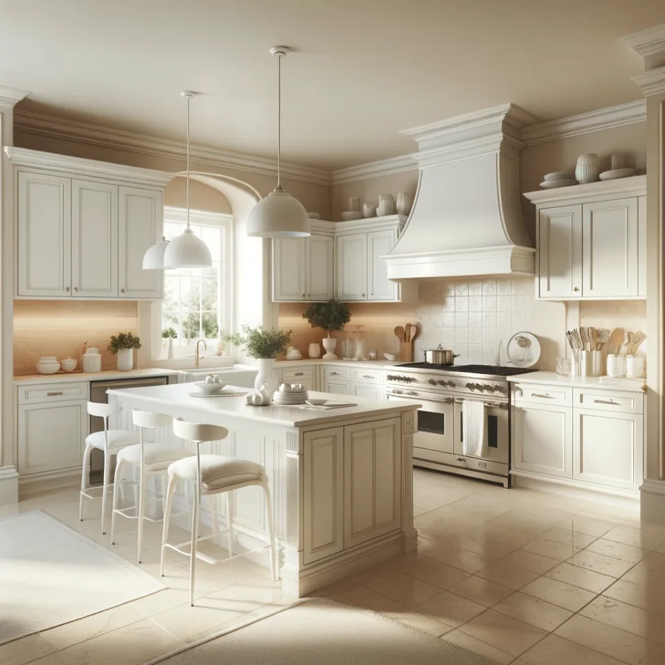 14 Wall Color Ideas for White Kitchen Cabinets