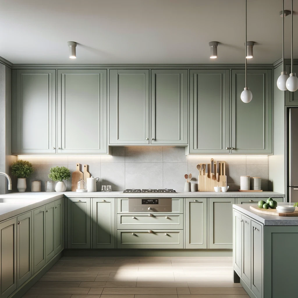 13 Cabinet Colors Ideas for Kitchens with Gray Walls