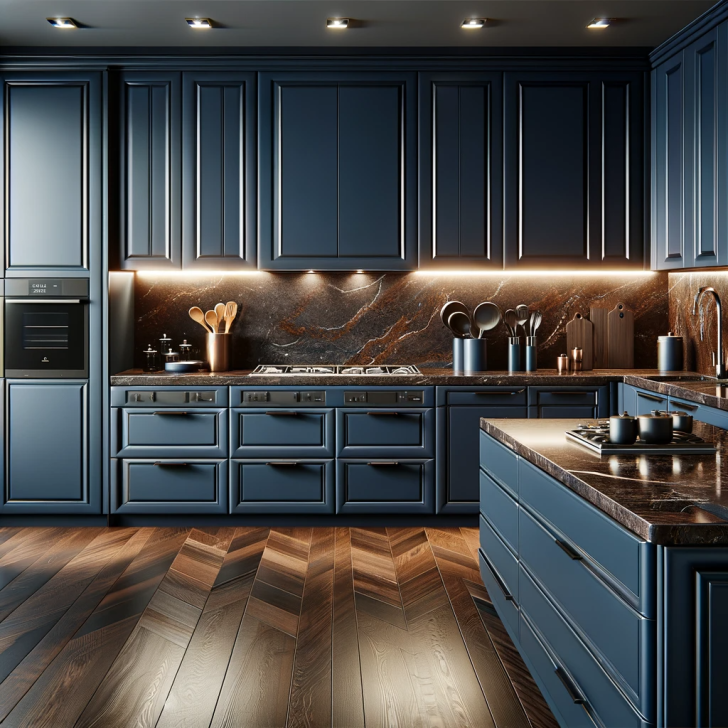 8 Kitchen Cabinet Color Ideas with Brown Granite Countertops
