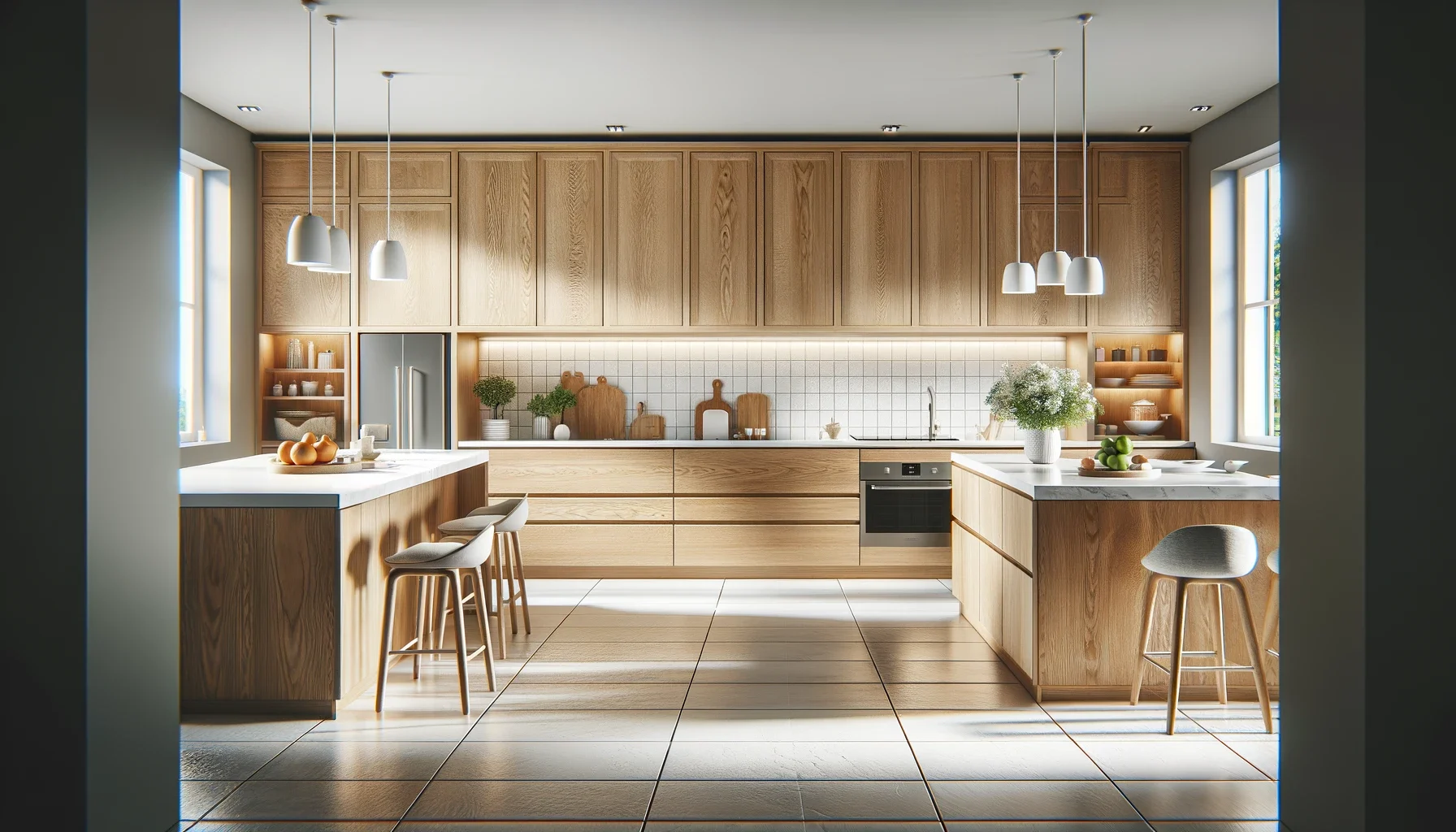 Top 10 Floor Colors to Pair With Oak Kitchen Cabinets