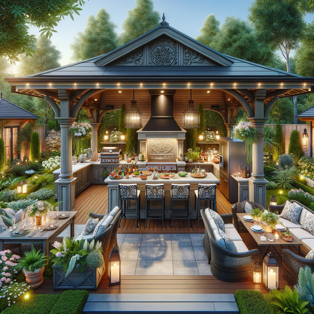 Garden Party Pavilion Kitchen