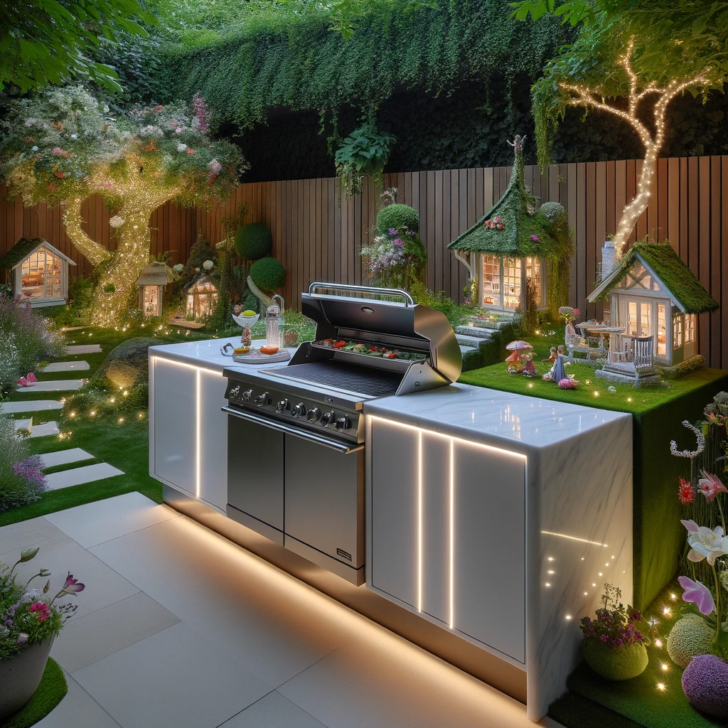 Modern Whimsical Fairy Garden Kitchen