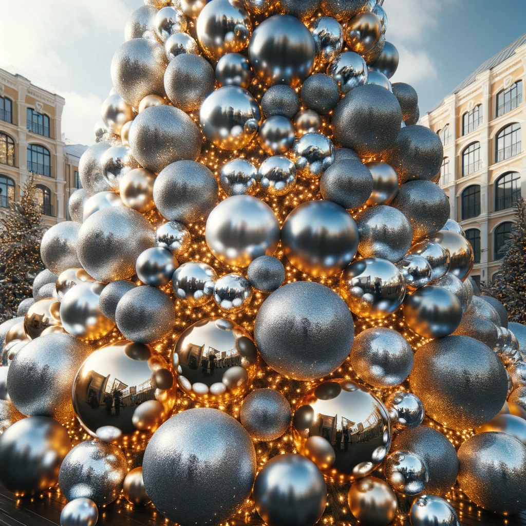 Reflective Bauble Tree