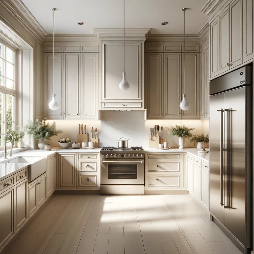 Understated Elegance: Timeless Quartz Kitchen